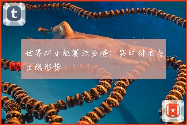 世界杯小组赛积分榜：实时排名与出线形势