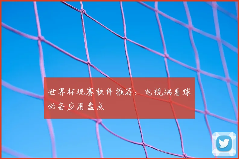 世界杯观赛软件推荐,电视端看球必备应用盘点
