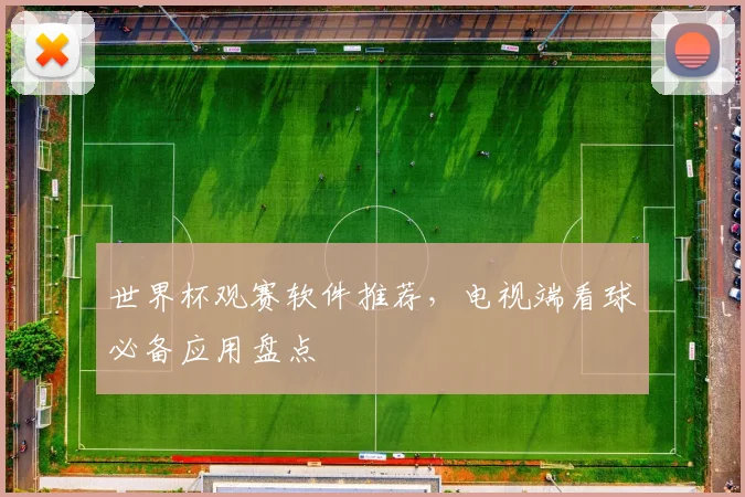 世界杯观赛软件推荐，电视端看球必备应用盘点