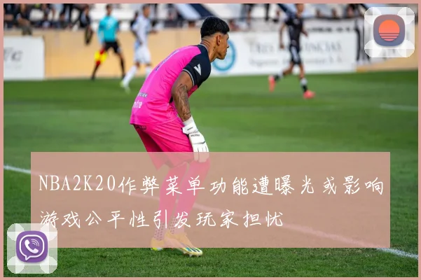 NBA2K20作弊菜单功能遭曝光或影响游戏公平性引发玩家担忧