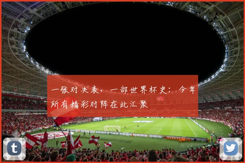 一张对决表，一部世界杯史：今年所有精彩对阵在此汇聚